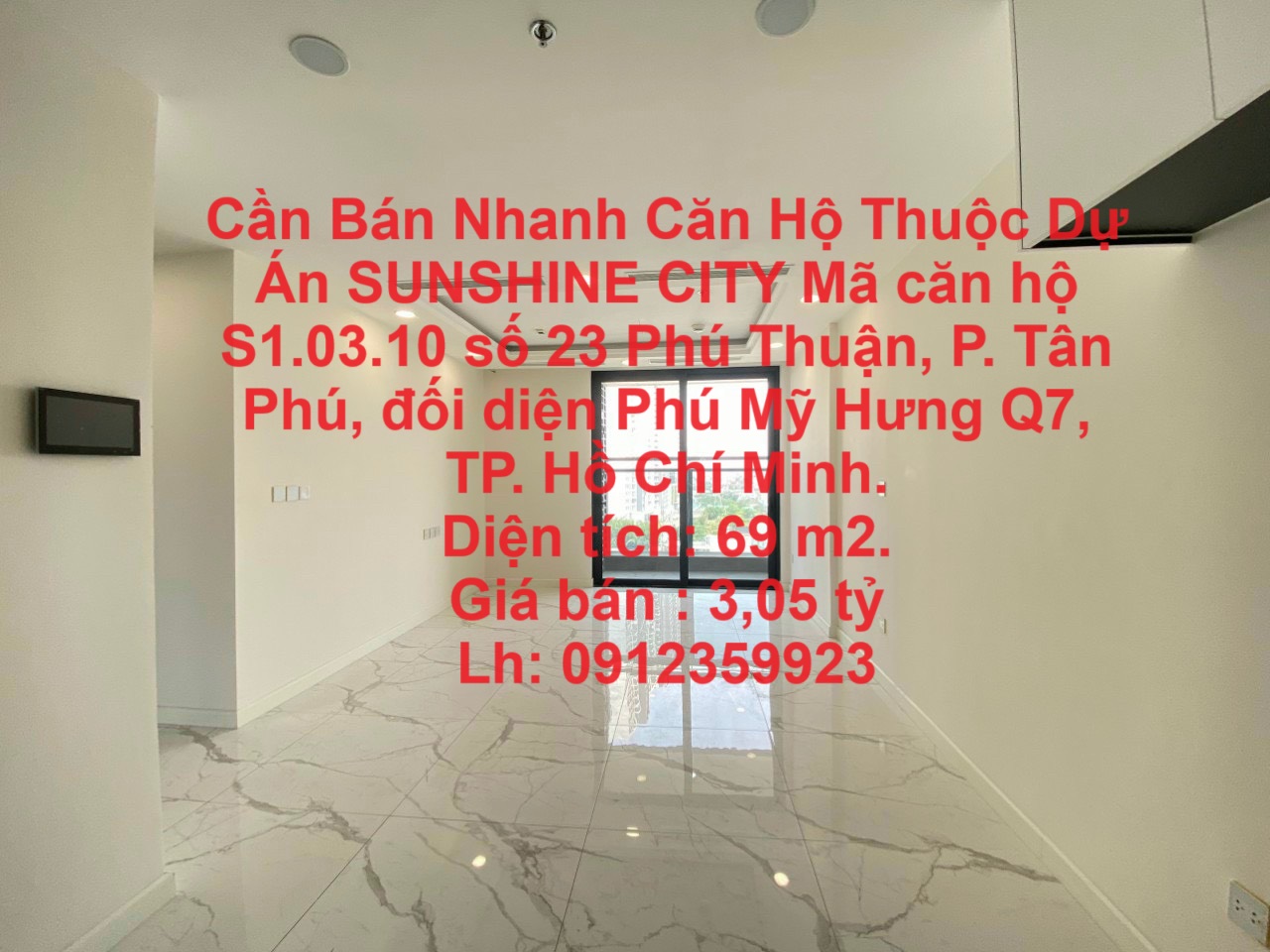 Cần Bán Nhanh Căn Hộ Thuộc Dự Án SUNSHINE CITY Phú Thuận, phường Tân phú, Quận 7, TP Hồ Chí Minh - Ảnh chính